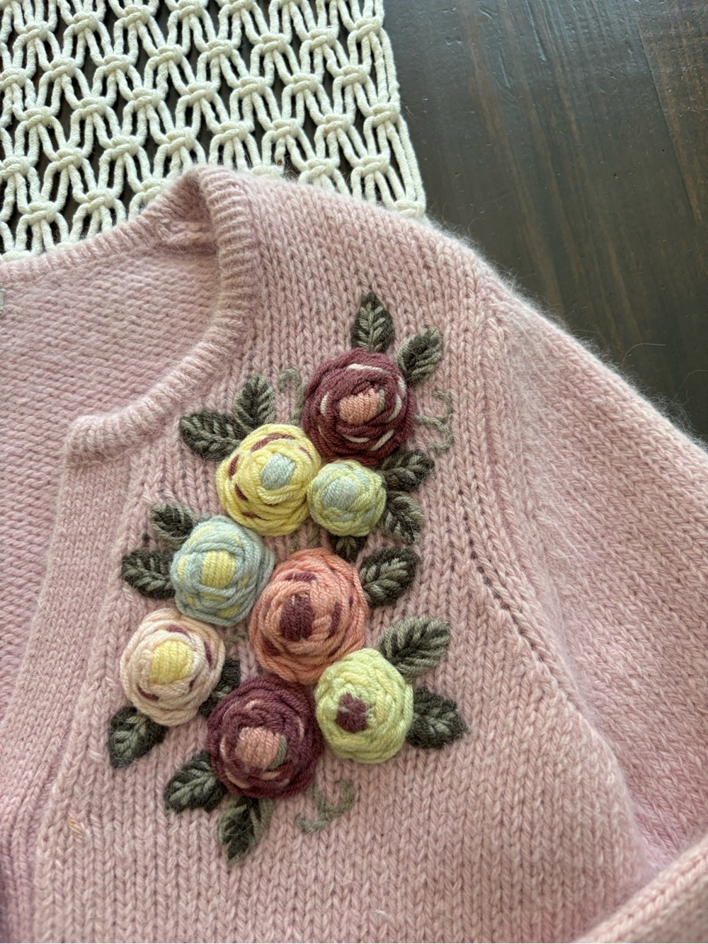Anthropologie Janeville lambswool/rabbit hair sweater cardigan - Picture 3 of 7